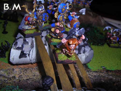 bataille nains diorama