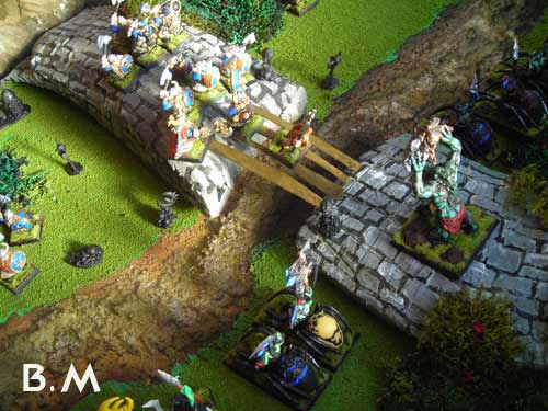 Bataille au col du crane - diorama warhammer