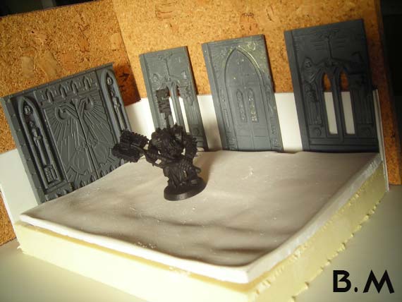 Diorama Detachement Cadien VS ork