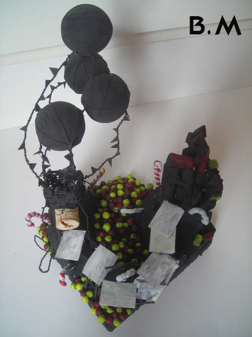 sous couchage peinture primaire montgolfiere diorama